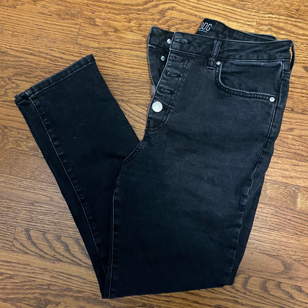 Black washed jeans
